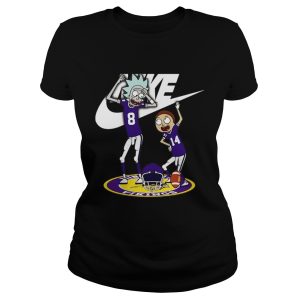 Nike Rick and Morty Minnesota Vikings shirt 1 Nike Rick and Morty Minnesota Vikings shirt 2