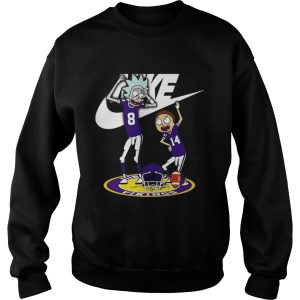 Nike Rick and Morty Minnesota Vikings shirt 2 Nike Rick and Morty Minnesota Vikings shirt 3