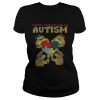 Ninja turtle support advocate educate autism shirts