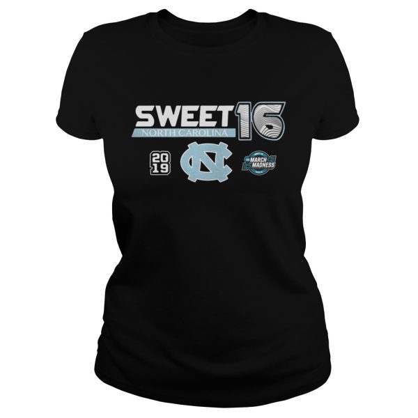 North Carolina Tar Heels 2019 NCAA Basketball Tournament March Madness Sweet 16 shirt