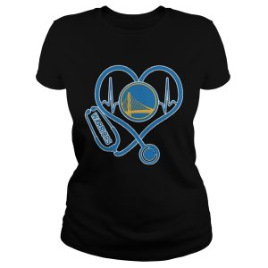 Nurse Loves Golden State Warriors Heartbeat Shirt 1
