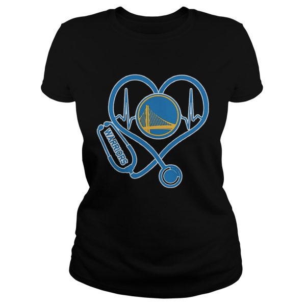 Nurse Loves Golden State Warriors Heartbeat Shirt