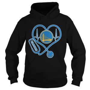 Nurse Loves Golden State Warriors Heartbeat Shirt 2