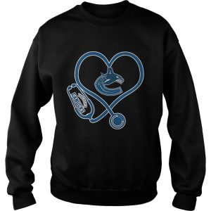 Nurse Loves Vancouver Canucks T Shirt 3