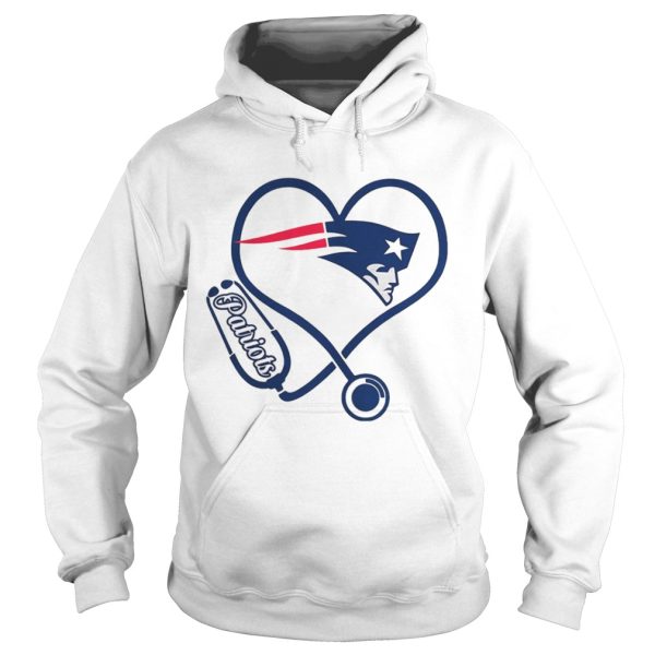 Nurse New England Patriots heart shirt