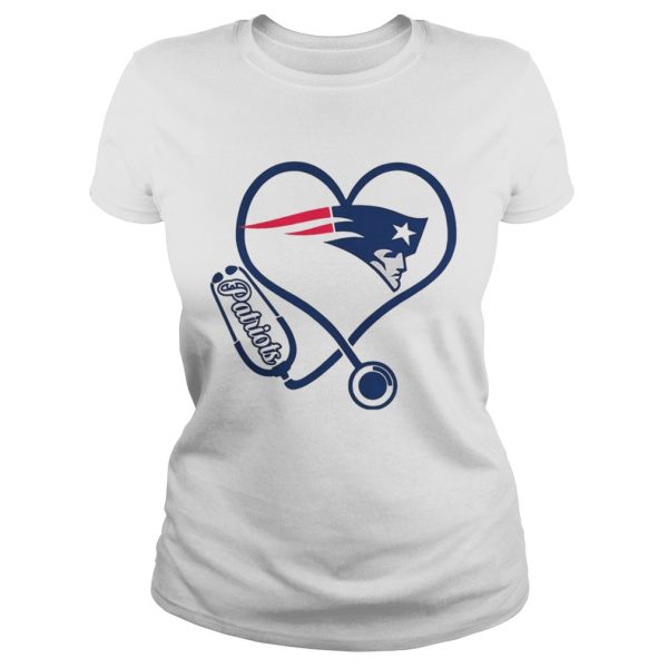 Nurse New England Patriots heart shirt