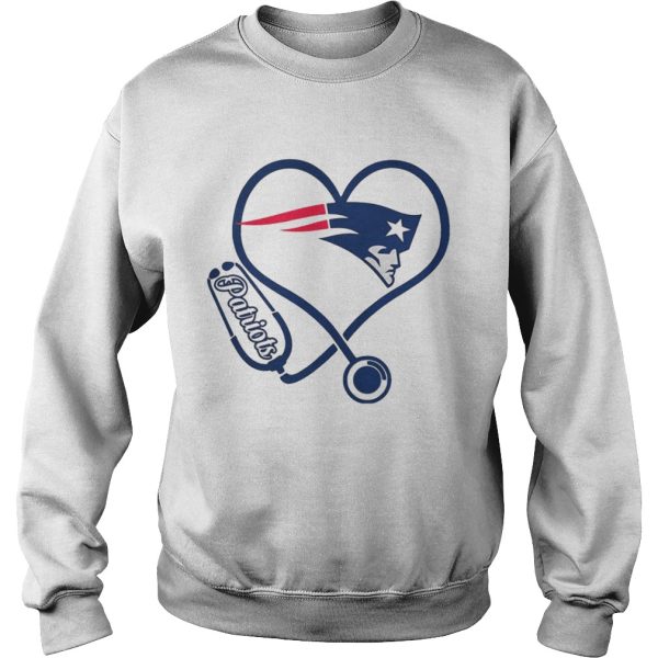 Nurse New England Patriots heart shirt