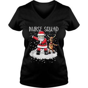 Nurse Squad Santa Reindeer Flossing Dance Christmas Tshirt 1 Nurse Squad Santa Reindeer Flossing Dance Christmas Tshirt 2