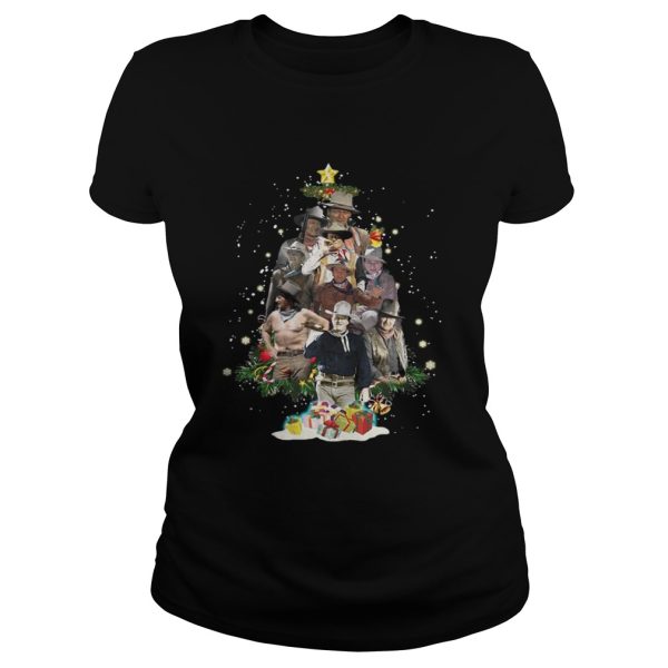 Offcial John Wayne tree Christmas shirt