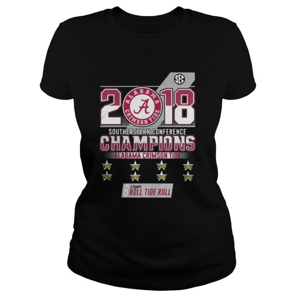 Official 2018 Alabama Crimson Tide southeastern conference champions shirt