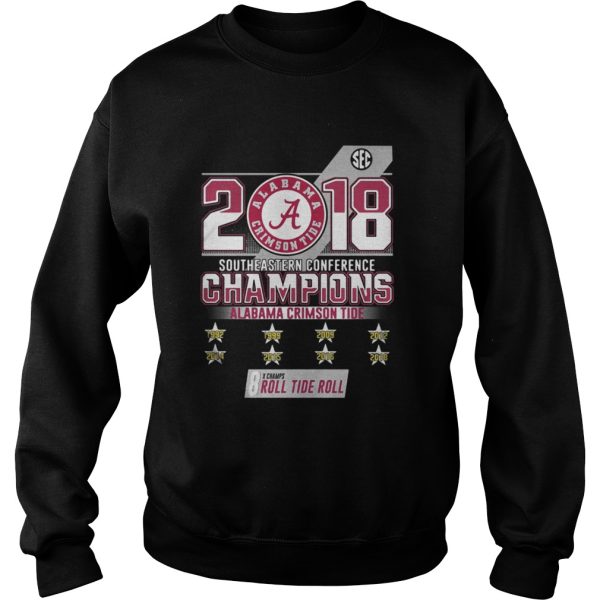 Official 2018 Alabama Crimson Tide southeastern conference champions shirt