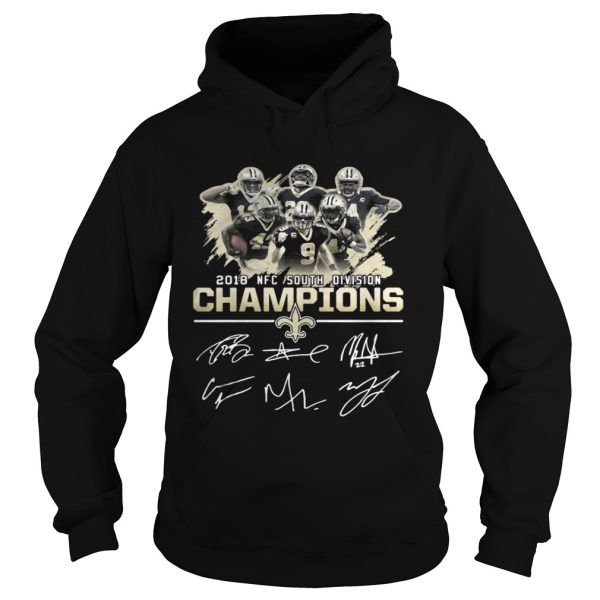 Official 2018 NFC south division champions New Orleans Saints shirt