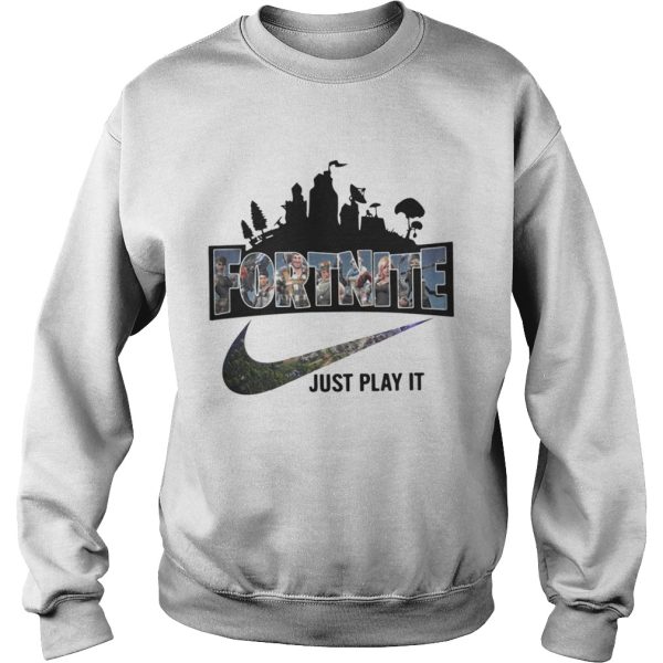 Official Fortnite just play it shirt