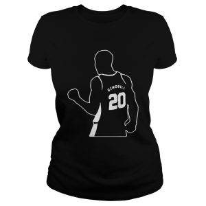 Official Gracias Manu Ginobili 20 shirt 1