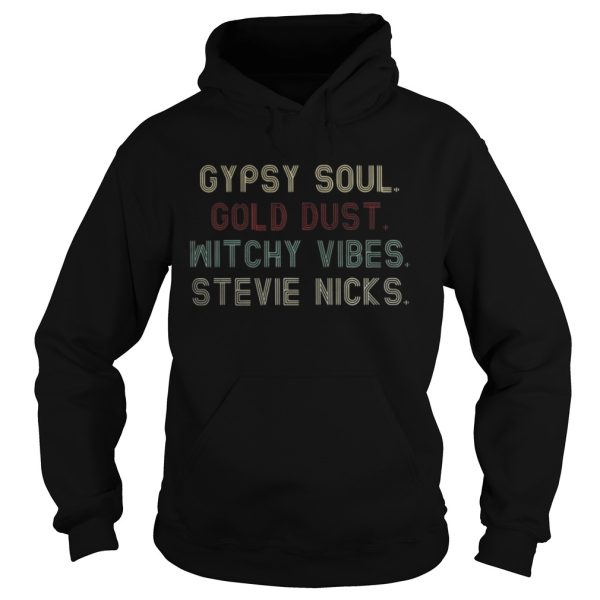 Official Gypsy soul gold dust witchy vibes Stevie nicks shirt