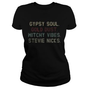 Official Gypsy soul gold dust witchy vibes Stevie nicks shirt 2