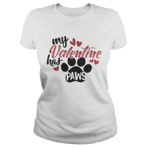 Official My Valentine Has Paws Shirt 2