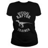 Official Raptor Trainer Jurassic Dinosaur shirt