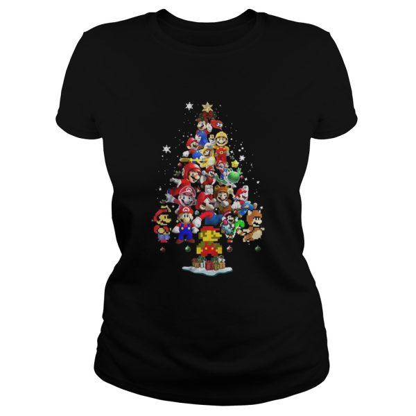 Official Super Mario christmas tree shirt