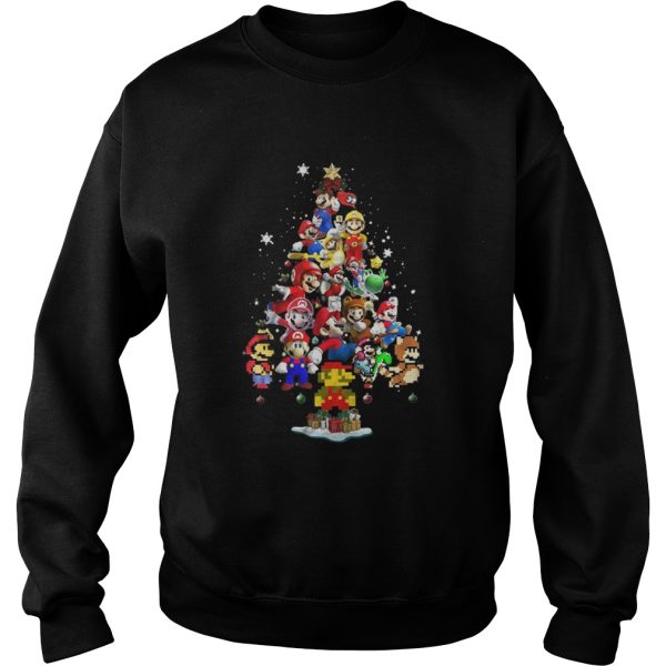 Official Super Mario christmas tree shirt