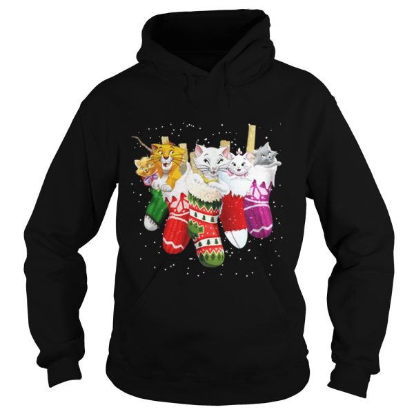 Official The Aristocats in socks Christmas shirt