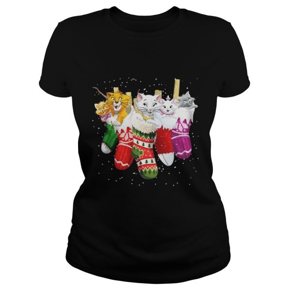 Official The Aristocats in socks Christmas shirt