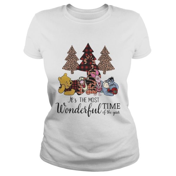 Official Winnie the Pooh its the most wonderful time of the year shirt