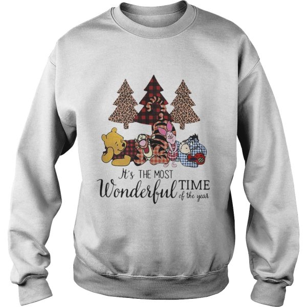 Official Winnie the Pooh its the most wonderful time of the year shirt