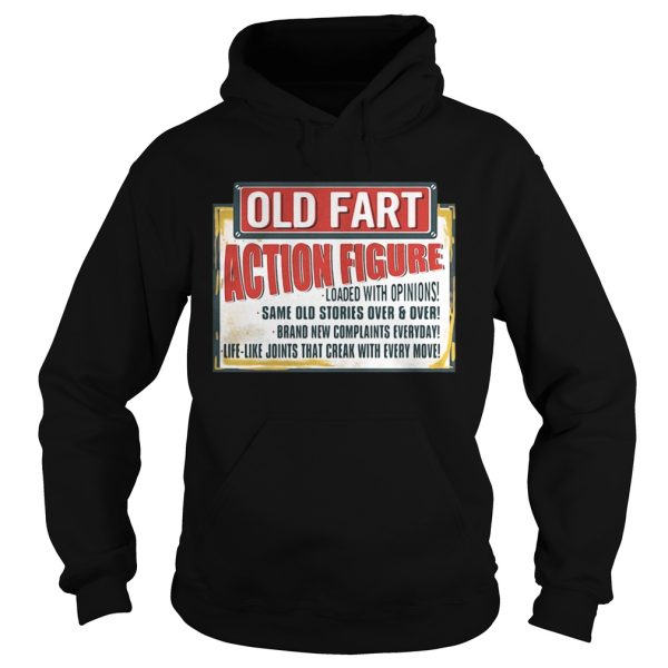 Old fart action figure loaded with opinions same old stories over and over shirt