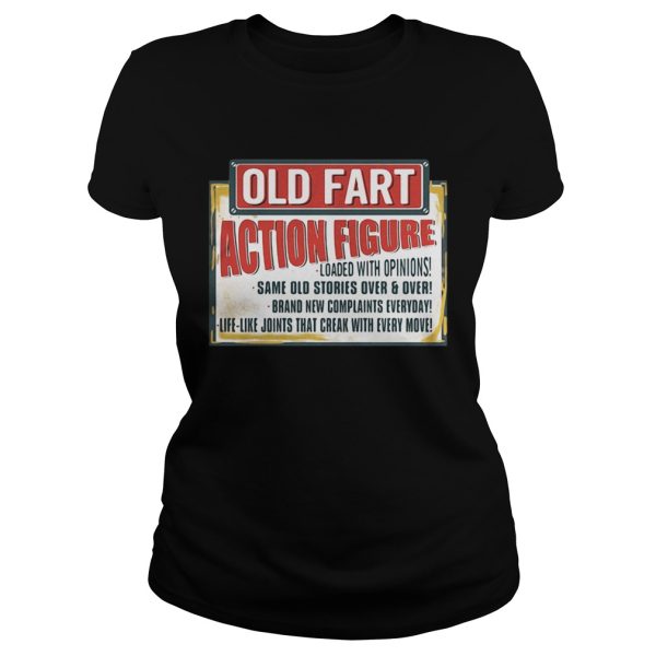 Old fart action figure loaded with opinions same old stories over and over shirt