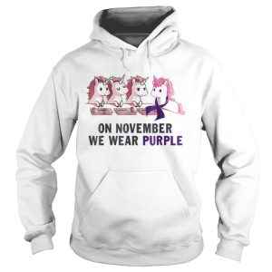 Pancreatic cancer unicorn on november we wear purple shirt 1