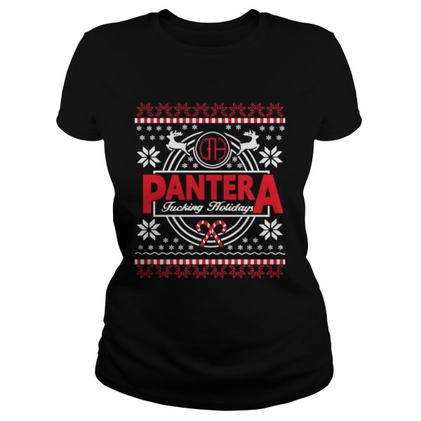 Pantera fucking holidays ugly Christmas shirt