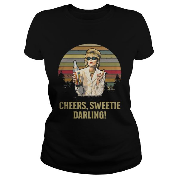 Patsy Stone Cheers Sweetie Darling Sunset shirt