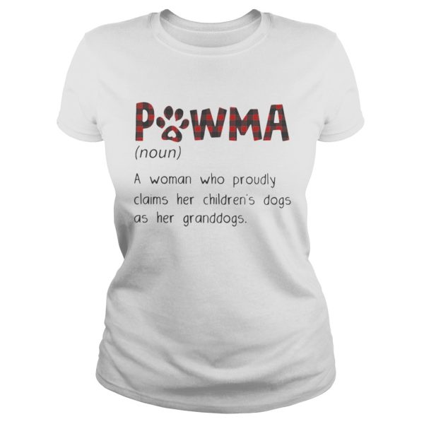 Pawma a woman who proudly claims her childrens dogs as her shirt