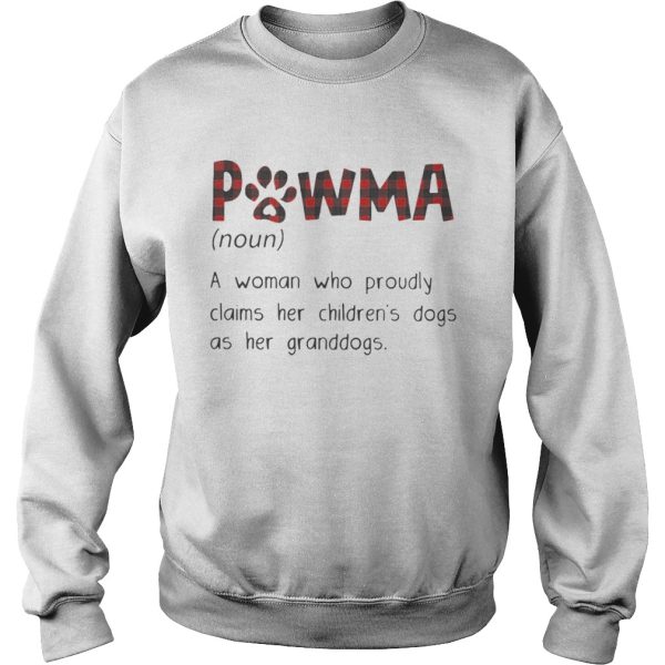 Pawma a woman who proudly claims her childrens dogs as her shirt