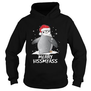 Penguins Merry Christmas Merry Kissmyass shirt 1