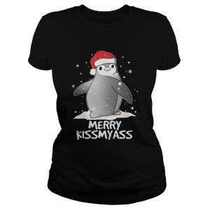 Penguins Merry Christmas Merry Kissmyass shirt 2