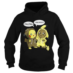 Pikachu Swap Groot Pika Pika I Am Groot TShirt 1