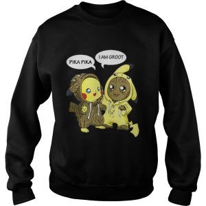 Pikachu Swap Groot Pika Pika I Am Groot TShirt 3