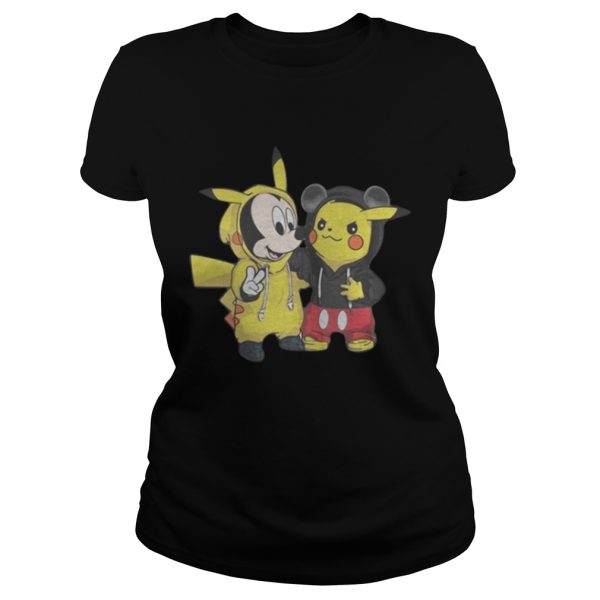 Pikachu and Mickey shirt