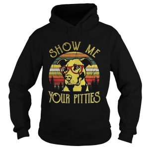 Pit Bull show me your pitties sunset shirt 1