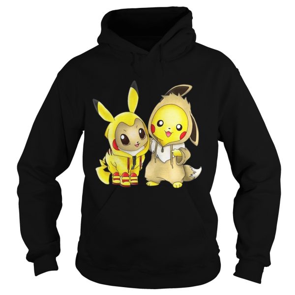 Pokemon Eevee and Pikachu shirt