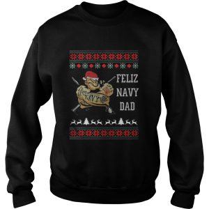 Popeye Feliz Navy Dad Christmas Shirt 3