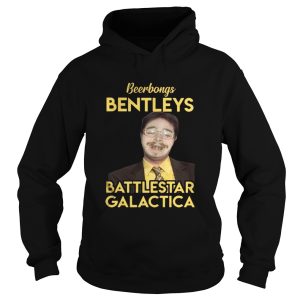 Post Malone beerbongs bentleys battlestar galactica shirt 1