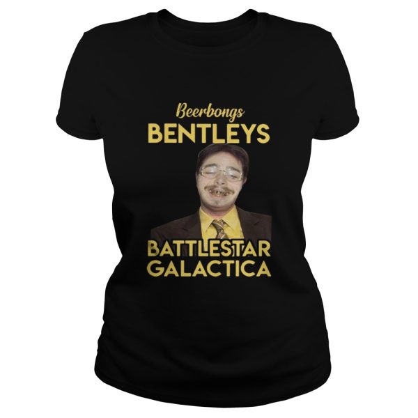 Post Malone beerbongs bentleys battlestar galactica shirt