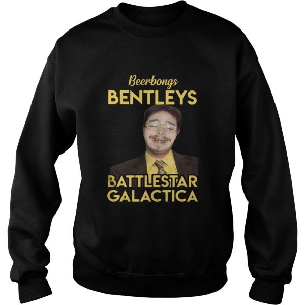 Post Malone beerbongs bentleys battlestar galactica shirt