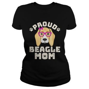 Proud beagle mom dog shirt 2