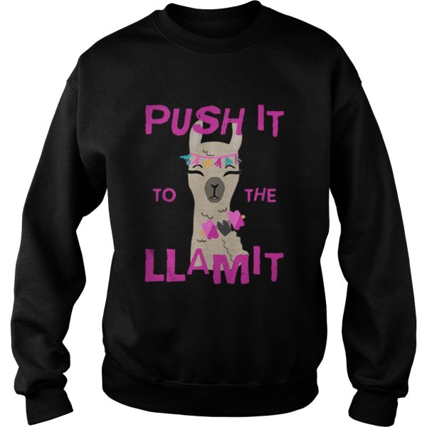 Push it to the Llamit shirt