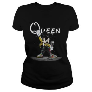 Queen Mickey mouse singing shirt and shirt 2