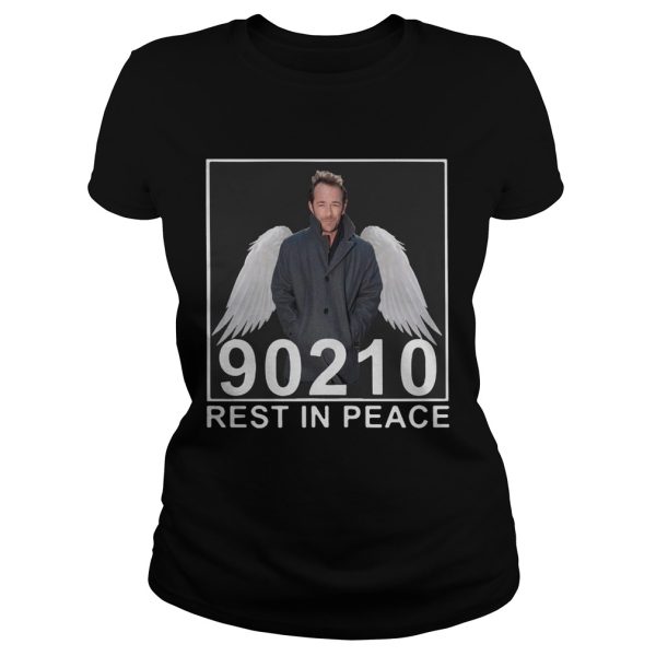 RIP Luke Perry angel wings shirt